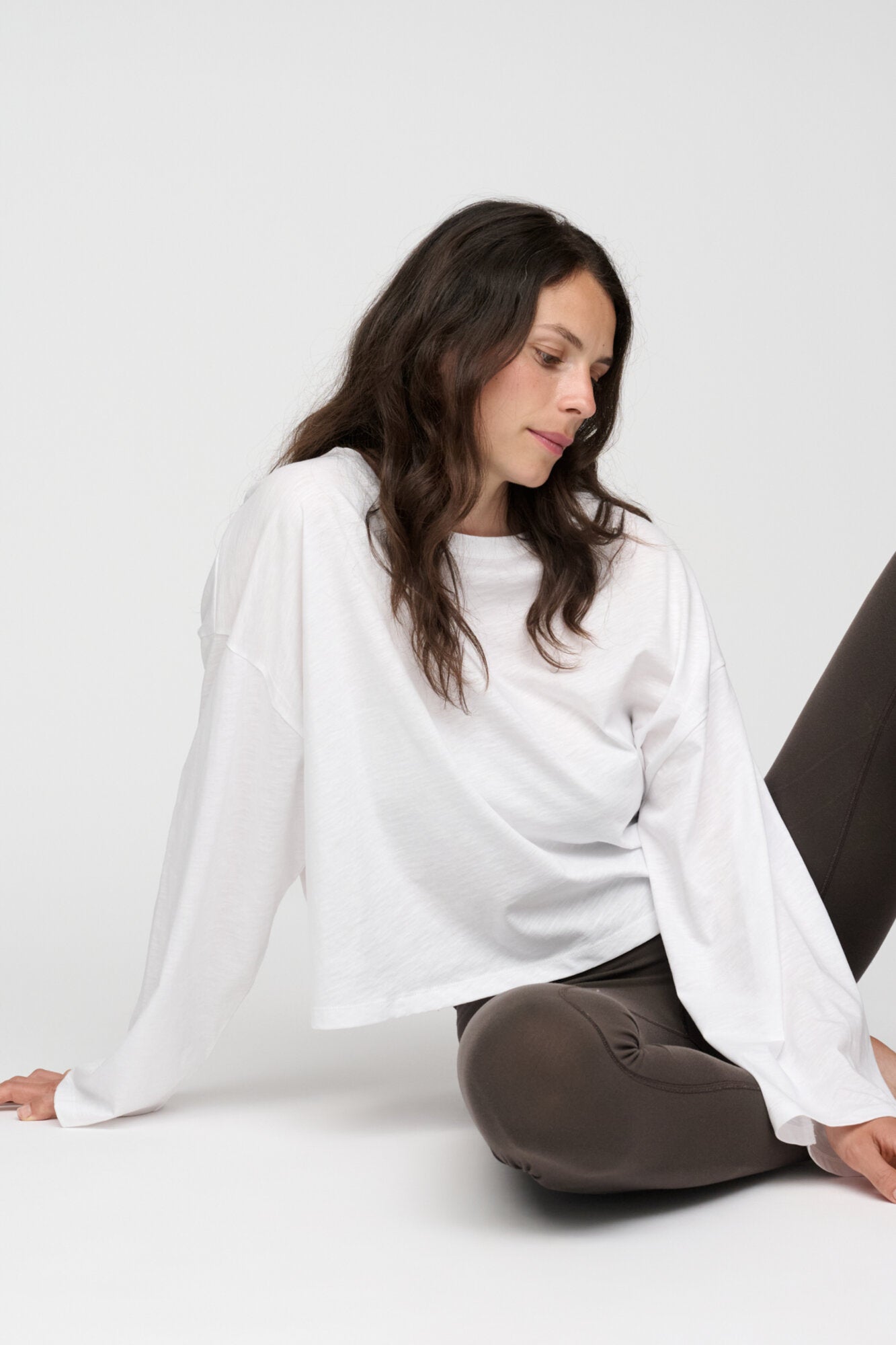 Precious langærmet t-shirt - hvid